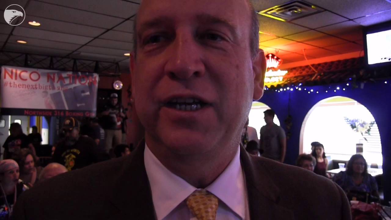 Large crowd watches Wichitan Nico Hernandez in Olympic seminfinal