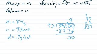 Matter Lesson 1 Part 4-Finding (Calculating) Density
