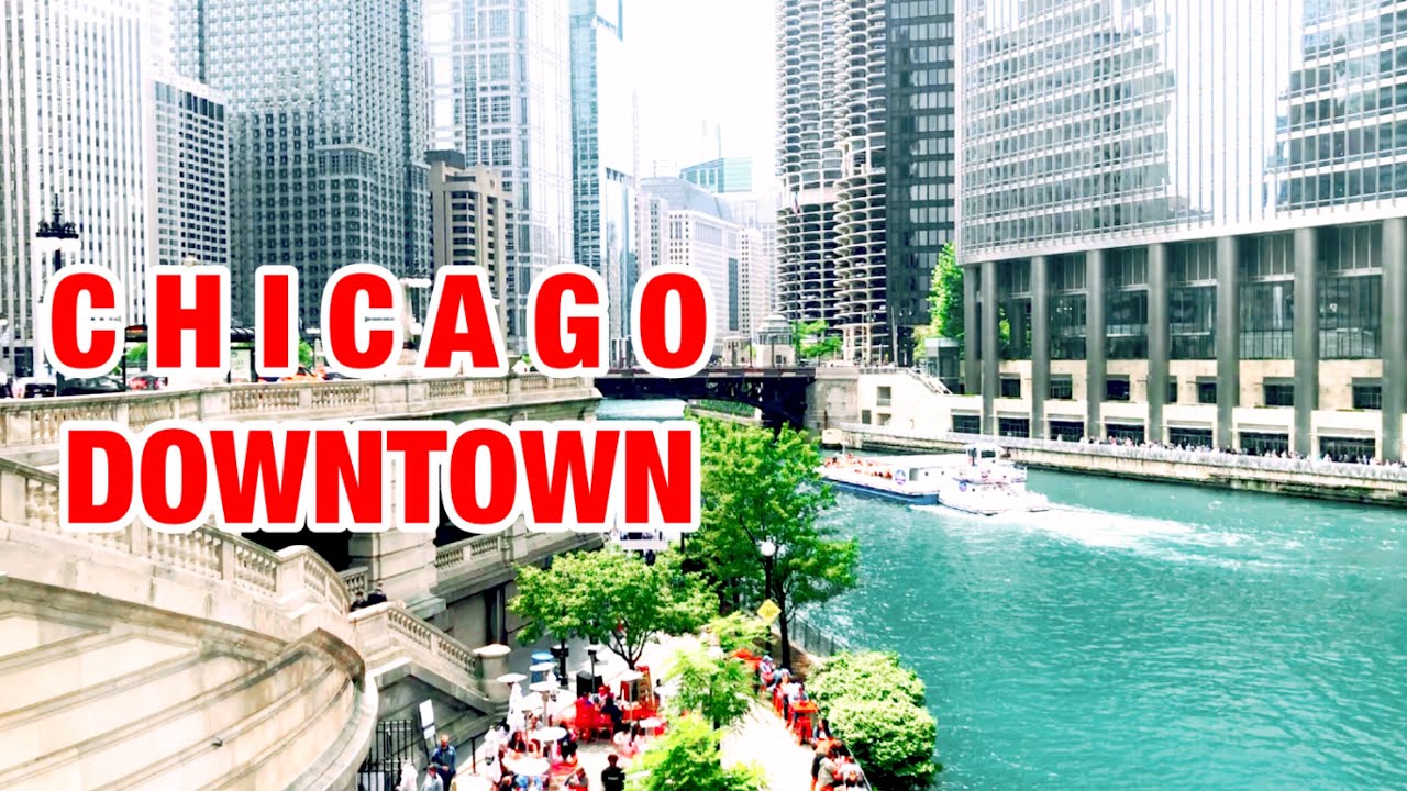 BEAUTIFUL CHICAGO DOWNTOWN, WALKING TOUR YouTube