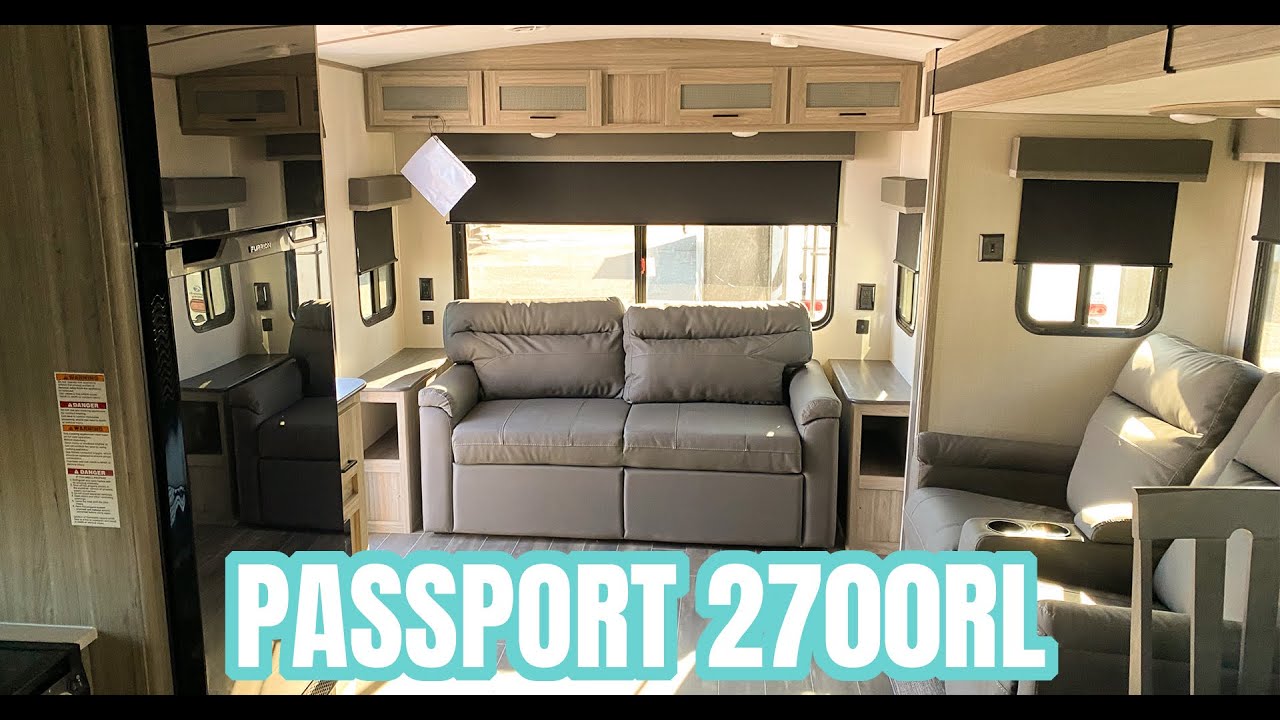 Passport 2700RL - rear living travel trailer - Primeaux RV - YouTube
