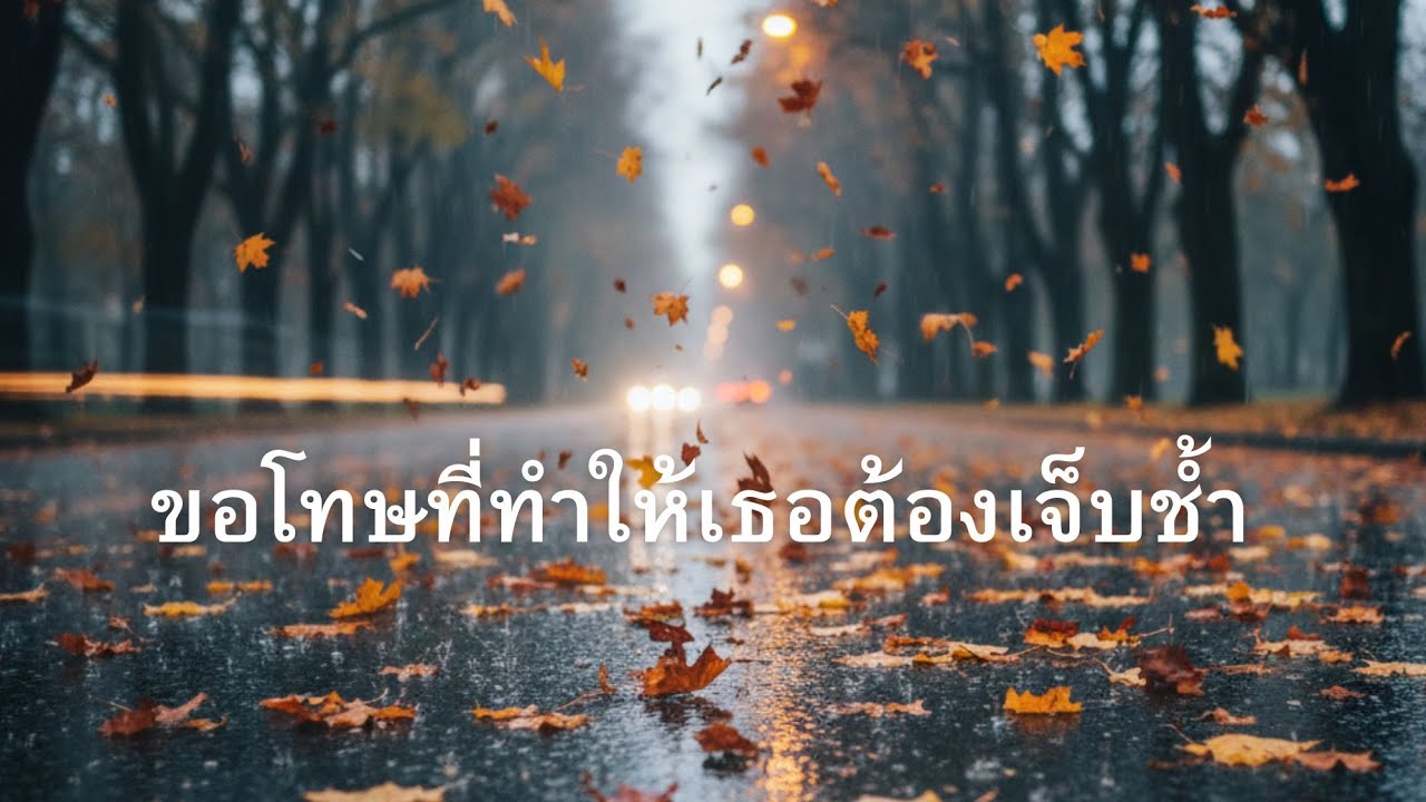 ขอโทษที่ทำให้เธอต้องเจ็บช้ำ | เพลงขอโทษ, อกหัก, เศร้า