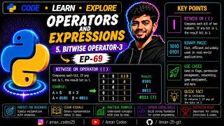 Operators and Expressions | 5.bitwise operator-3 | Ep-69