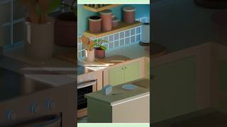 Isometric Inspired 3D Blender Environment Showcase