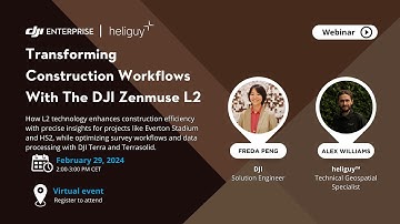 Transforming Construction Workflows with the DJI Zenmuse L2