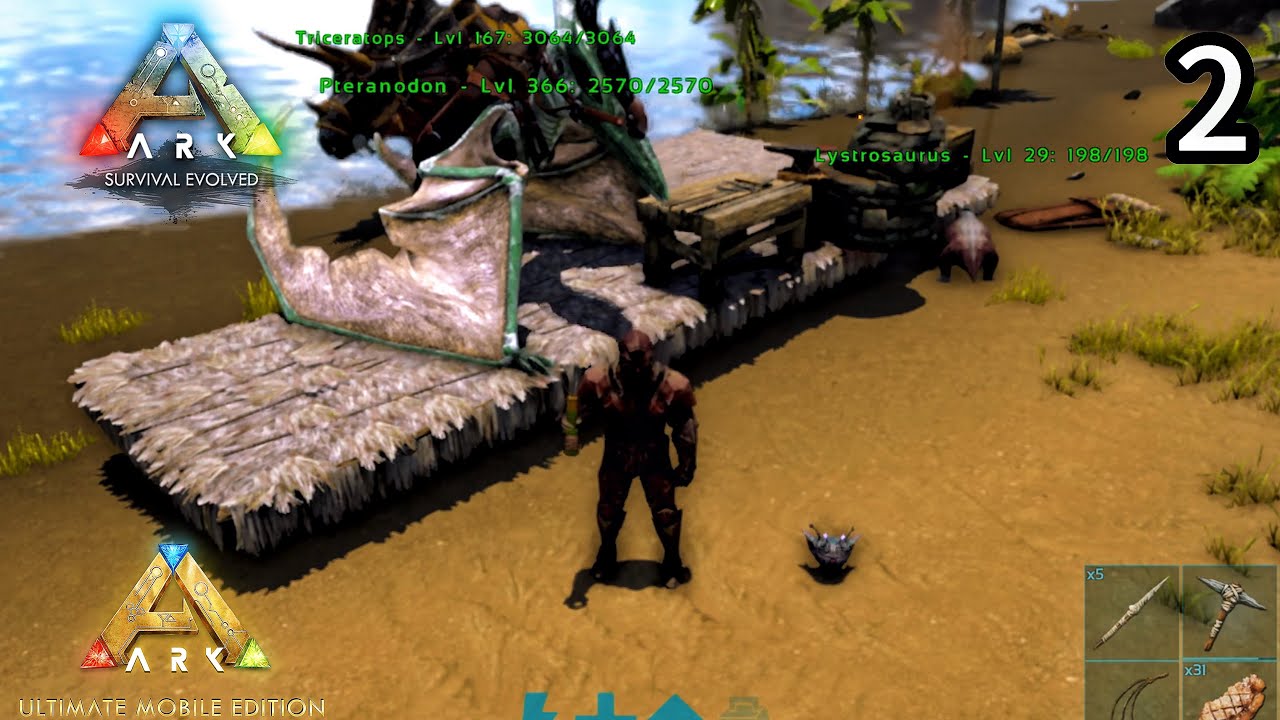 Pteranodon Taming & Smithy | ARK: Ultimate Mobile Edition | The Island Ep 2