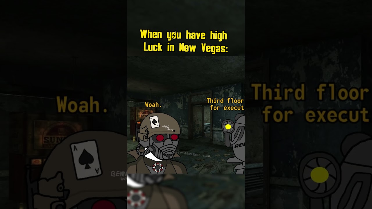 When you have high luck in Fallout New Vegas 