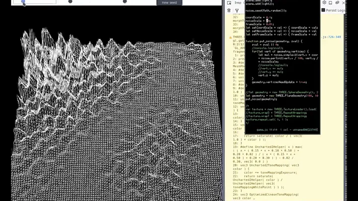 THREE js + noise^2 = awesome