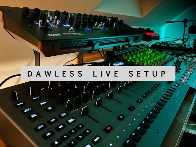 Roland TR 1000 DAW-less Live Setup - SSL Big 6, Elektron Samples