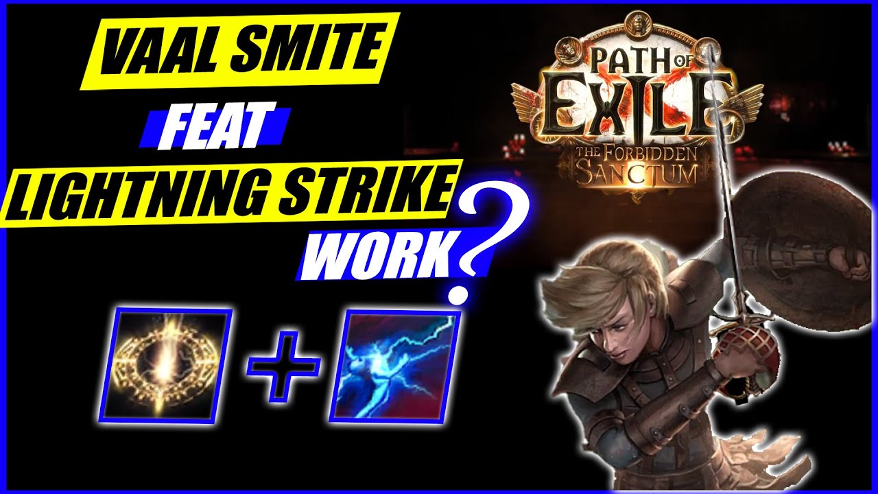 [POE3.20]Vaal Smite+Lightning Strike Result Sharing , Glacial Hammer