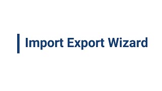 M.O.M. Import Export Wizard Tutorial