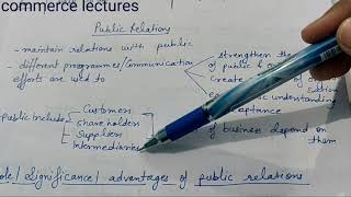 Public relations and its advantages/ roles (class 12 business studies) marketing management