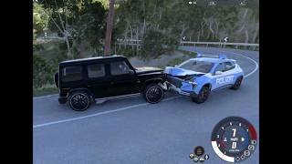 GELIK vs POLICE CAR 😱 CRAZY CRASH!   BeamNG drive screenshot 5