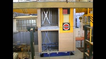 Earthquake shaking table tests Gheorghe Asachi TU from IASI, Shaking table testing wood+steel