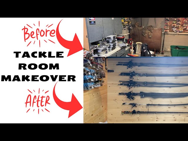A fishing tackle room is mostly tucked away into the semi-public