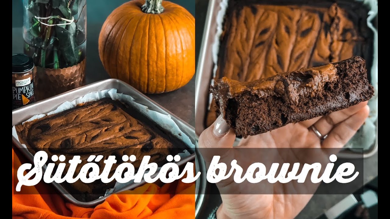 Kedvenc őszi receptjeim: 2. rész - Sütőtökös brownie