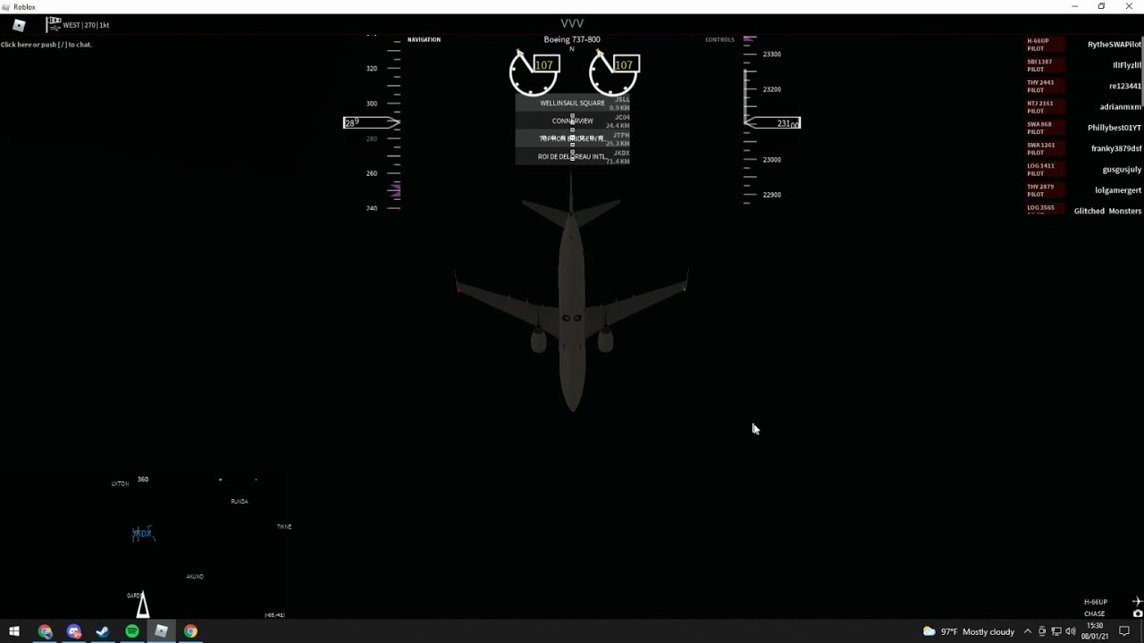 Spotter Mode Flightline