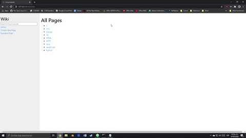 CS50W project1: wiki Submission