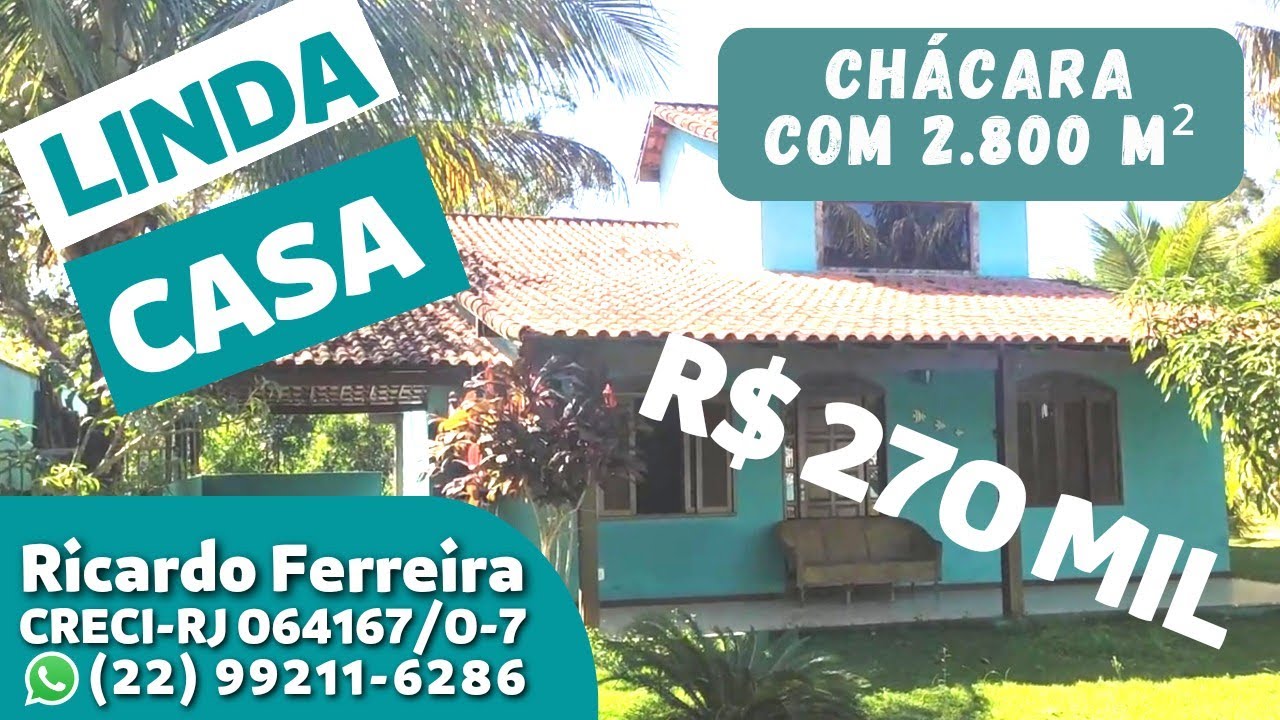Vendo chácara terreno de 2.800 mts quadrados, murado, árvores frutíferas,casa 120 mts R$ 270 mil