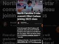 UNC 5 star commit Elliot Cadeau joining 2023 class #ncaabasketball