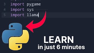 Learn Python Basics in 6 Minutes! 😱