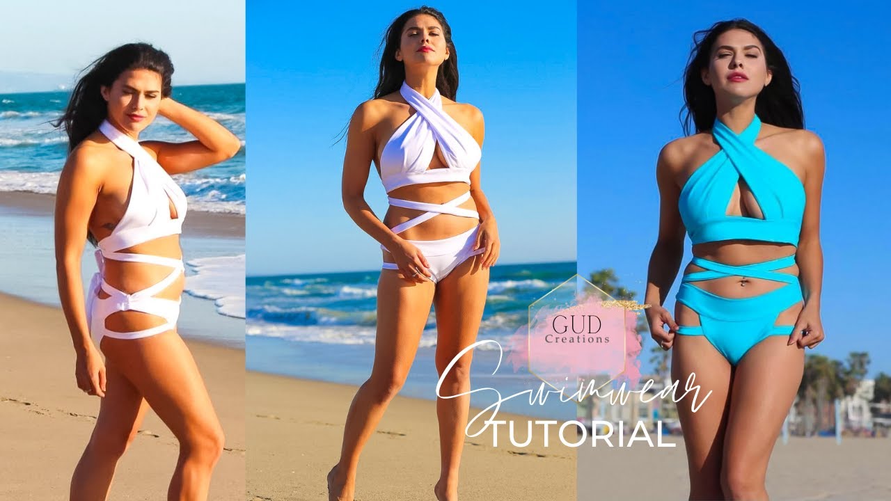 THE SWIMWEAR SEWING TUTORIAL NO SERGER/NO COVERSTITCH REQUIREDSWIMWEARTUTORIAL DIYSWIMSUIT