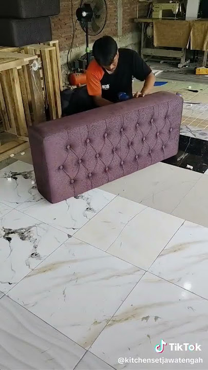 Proses pembuatan sofa minimalis aesthetic #sofatamu #furniture #sofaminimalis