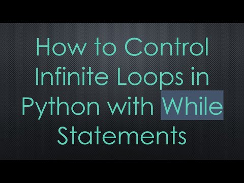 How to Control