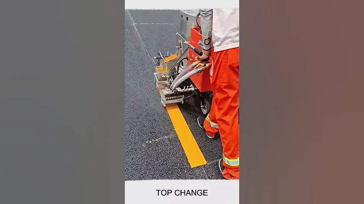 Automatic road line marking machine #vehicleroadpaint #thermoplastic #Smartwork #goodtools