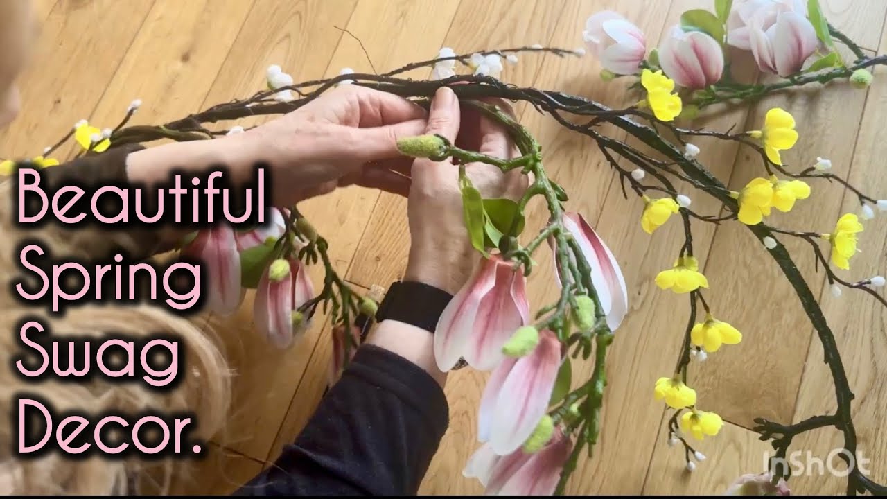 Spring Swags: Beautiful & Easy Decor Creation.