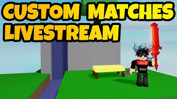 Roblox Bedwars Custom matches with viewers (Disasters, Hide and seek, me vs viewers and more!)