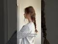 Messy French braid tut! Sweater from @InPrintWeTrust #messyfrenchbraid #messybraid #frenchbraid
