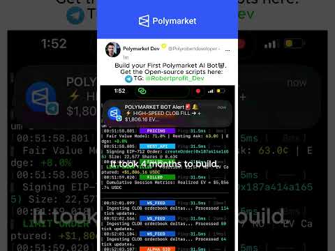 The smartest way to trade in polymarket #crypto #cryptotrading #polymarket  #polymarketbot