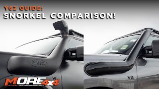 Safari V/S Stainless  The ULTIMATE SNORKEL Comparison  Which one suits YOU? | by @MORE4x4_au