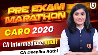 CARO 2020  | Auditing & Ethics CA Inter May 24 | CA Deepika Rathi