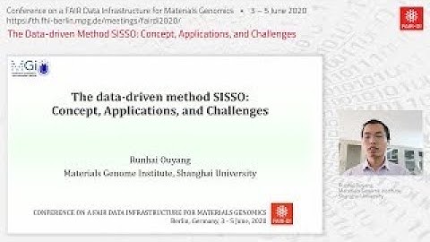 Runhai Ouyang: The Data-driven Method SISSO: Concept, Challenges, and Applications