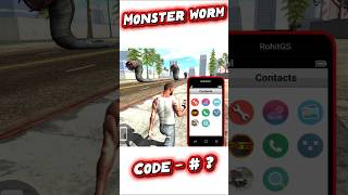 New Update 🤑 Monster Worm का Cheat Code in Indian Bike Driving 3d // #doomslug