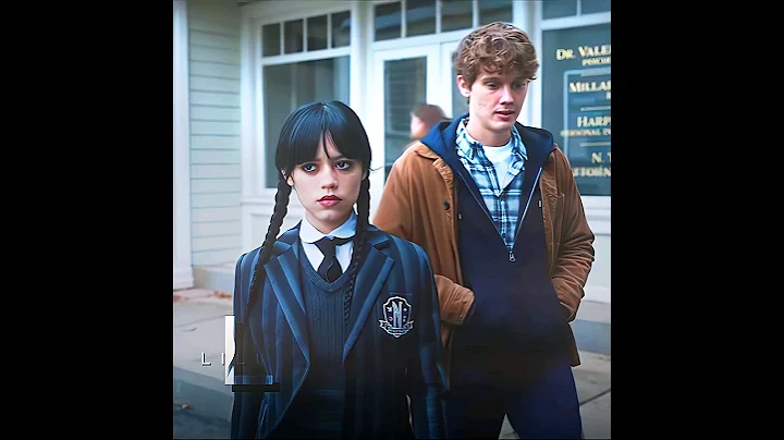 Wednesday & Tyler 💕 #wednesday #wednesdayaddams #tylergalpin #shorts