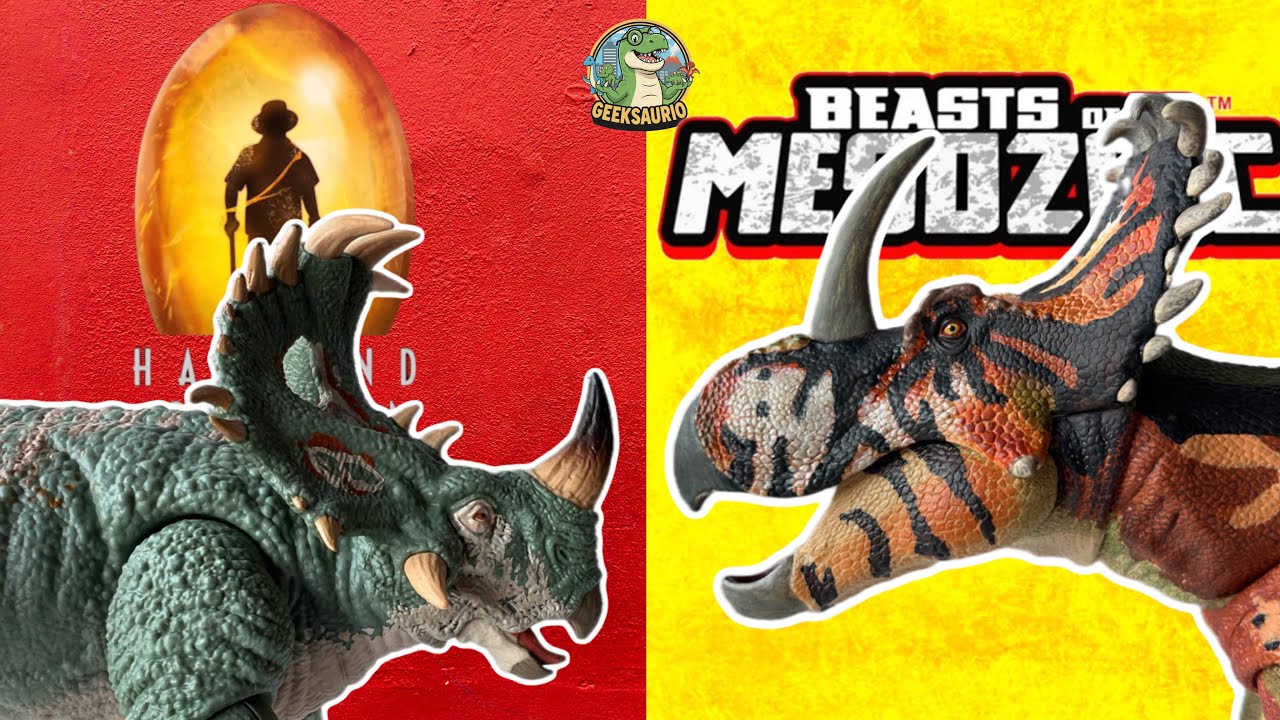 Duelo de Sinoceratops: Comparativa a fondo  (Hammond Collection vs. Beast of the Mesozoic)