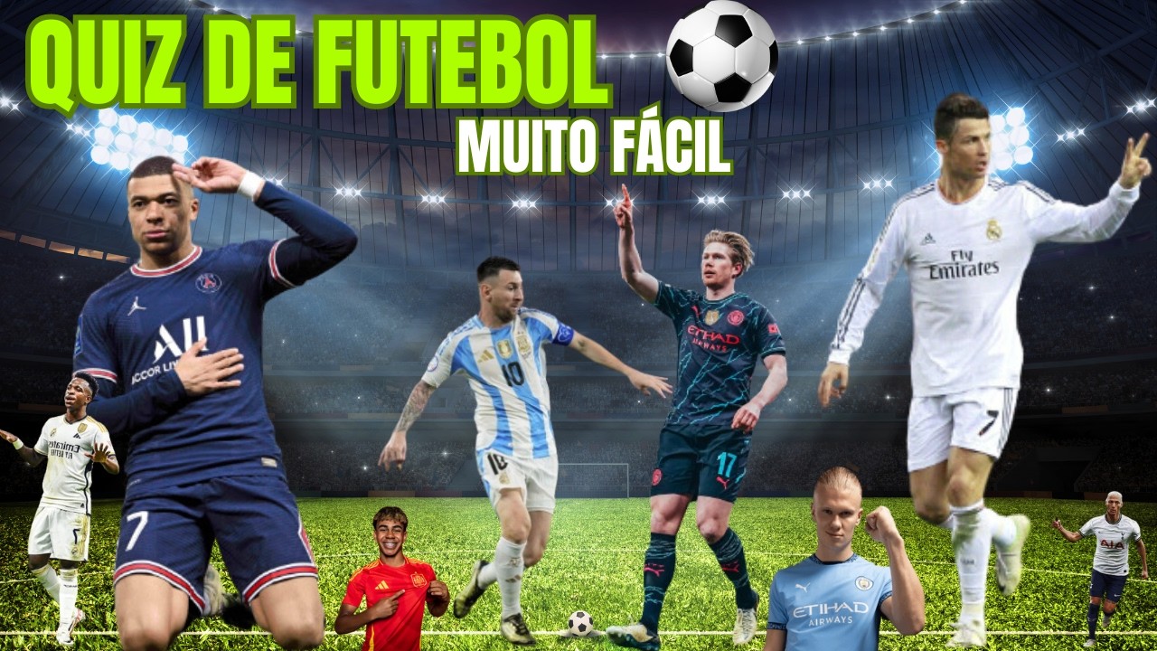20 PERGUNTAS SOBRE FUTEBOL ⚽ NÍVEL FÁCIL 🎯#ninoquiz #quiz #futebol# ...