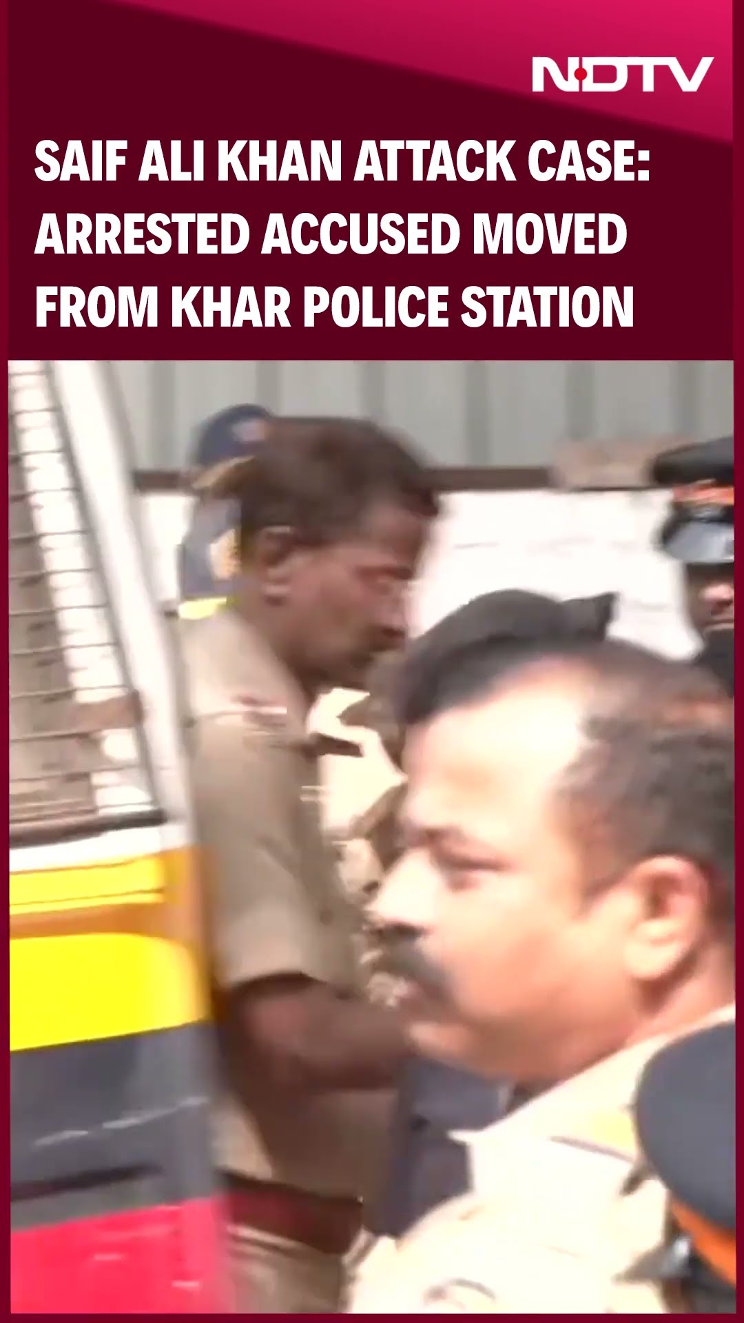 Saif Ali Khan Attack Case: Arrested Accused Moved from Khar Police Station