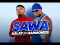 Aslay X Harmonize Sawa Clip Officiel Latest Song AI Visualizer