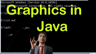 Graphics programe in java using awt in hindi and english