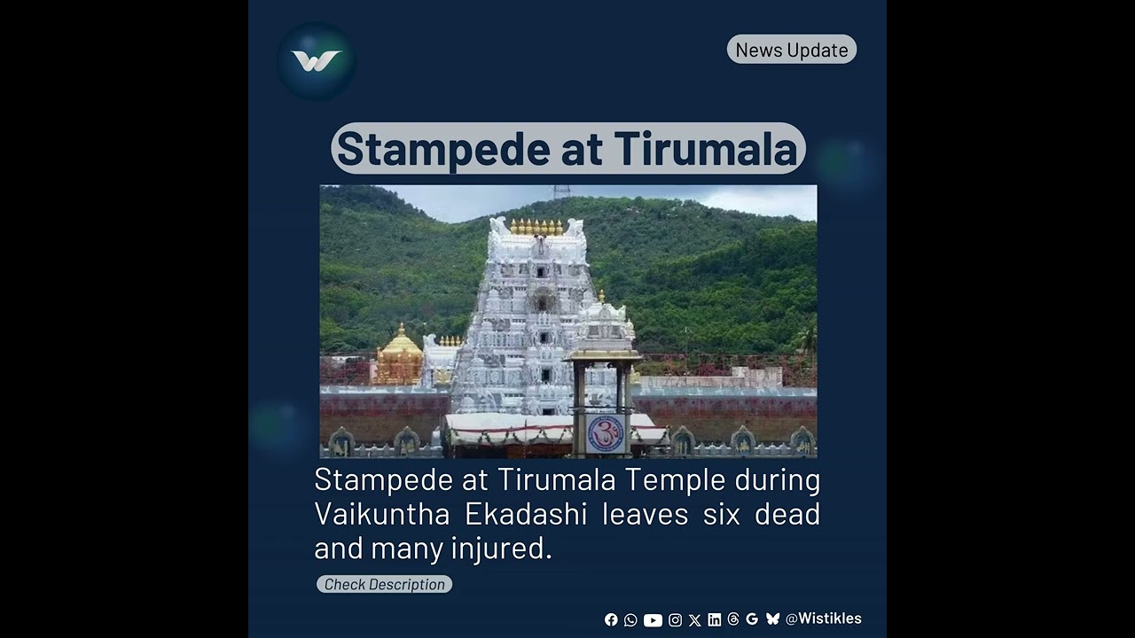 Stampede at Tirumala’s Venkateswara Swamy Temple