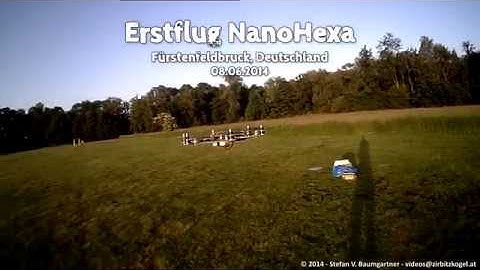 NanoHexa Erstflug