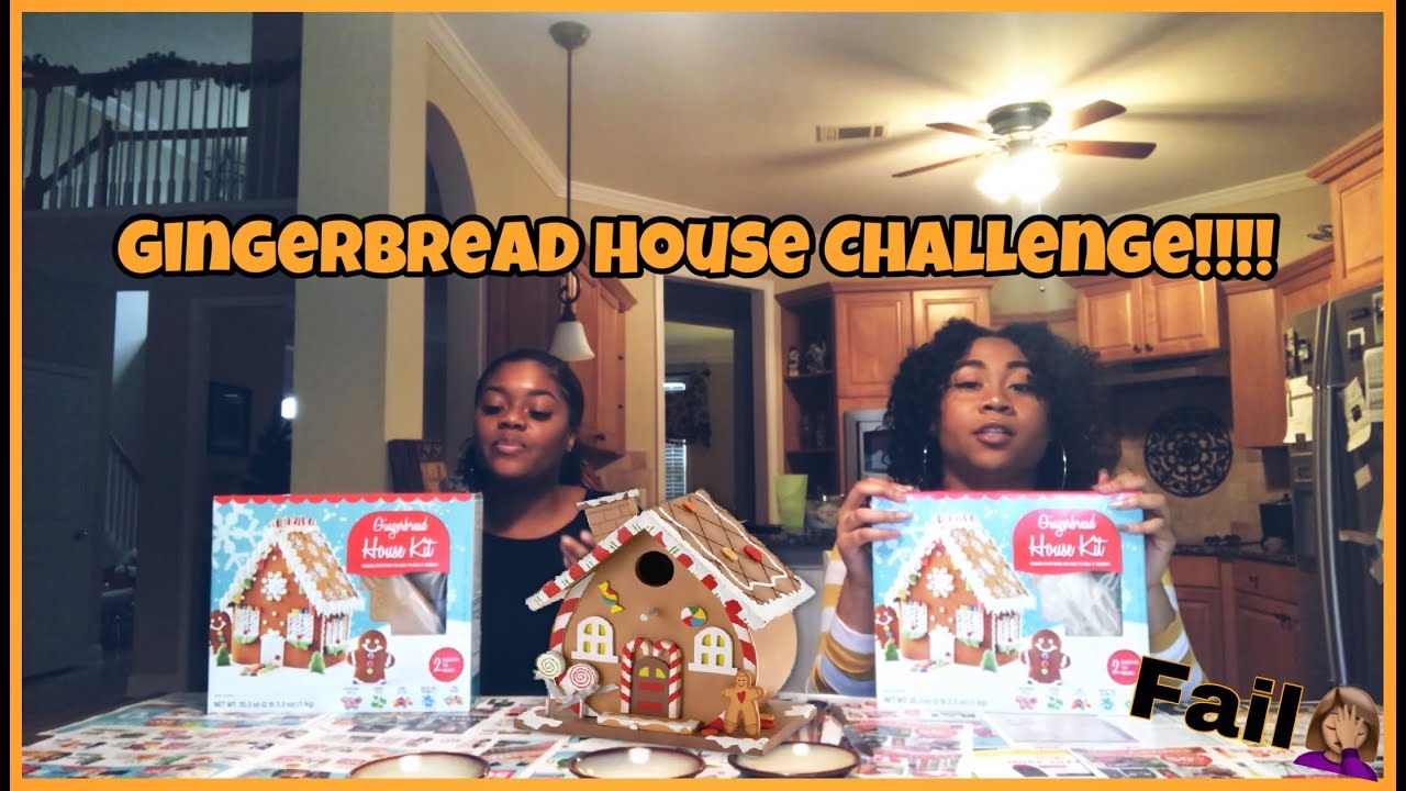 Best Friend Gingerbread House Challenge! FAIL🙄