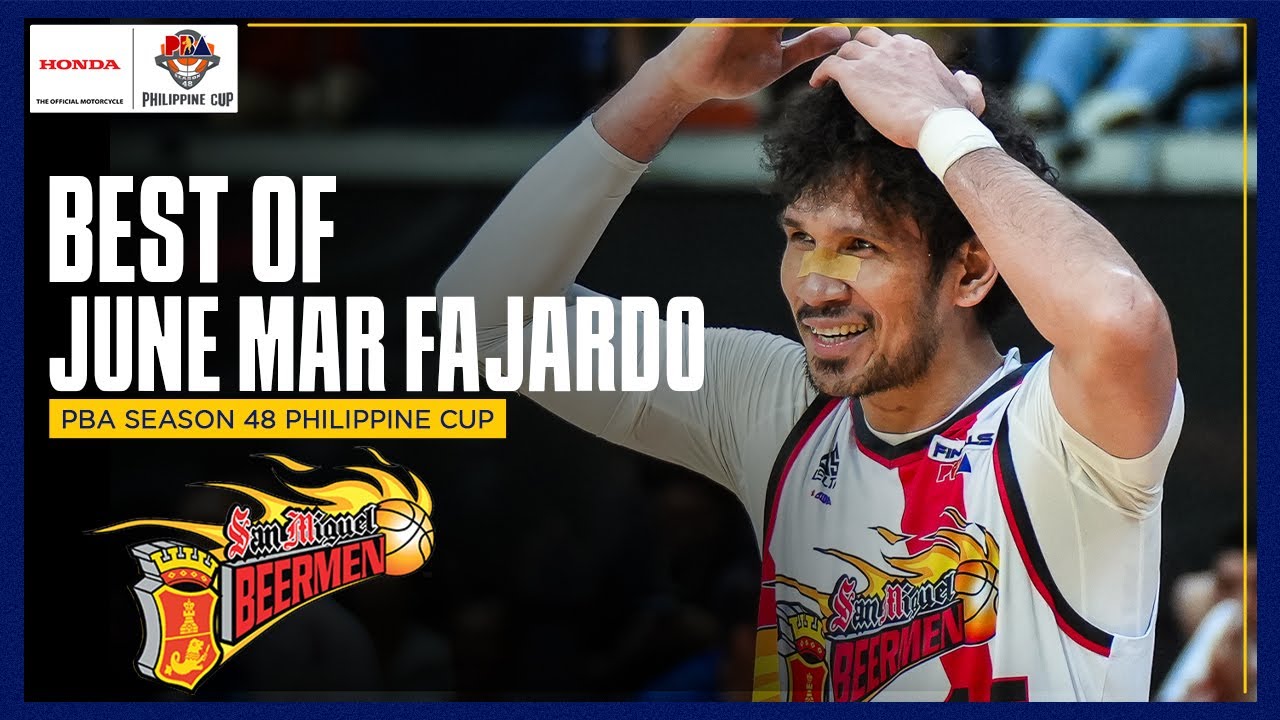 BEST OF JUNE MAR FAJARDO 💪 | PBA SEASON 48 PHILIPPINE CUP | HIGHLIGHTS