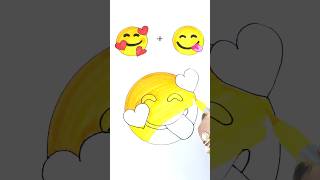 Emoji mix emotions satisfying art #satisfying #emoji #mixemojiart #drawing #coloring