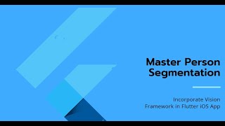 How to do Person segmentation using Vision framework in Flutter iOS app