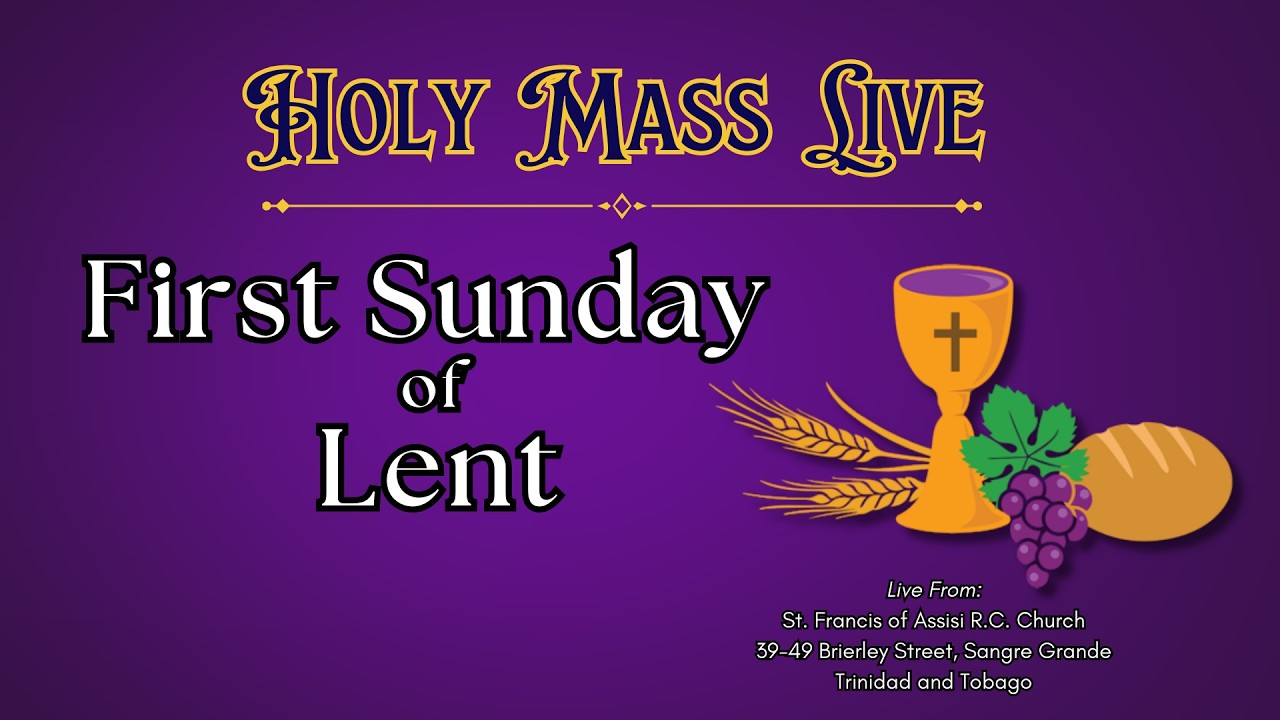 Holy Mass Live: First Sunday of Lent - YouTube