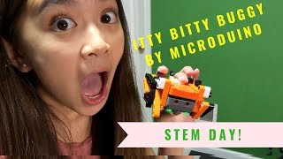 Isabelle Unboxing the New Itty Bitty Buggy by Microduino - It's STEM Day